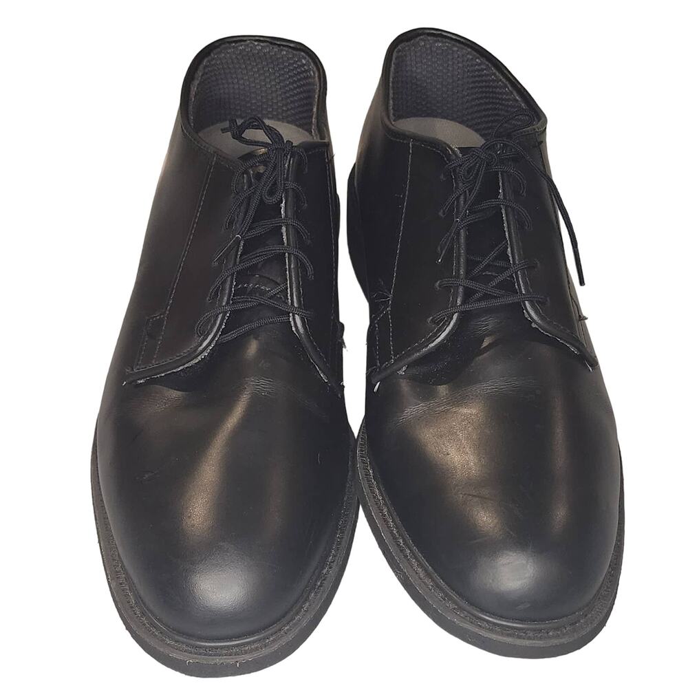 Bates Lites Black Leather Oxford Men's Dress Shoes Size 11D Wide